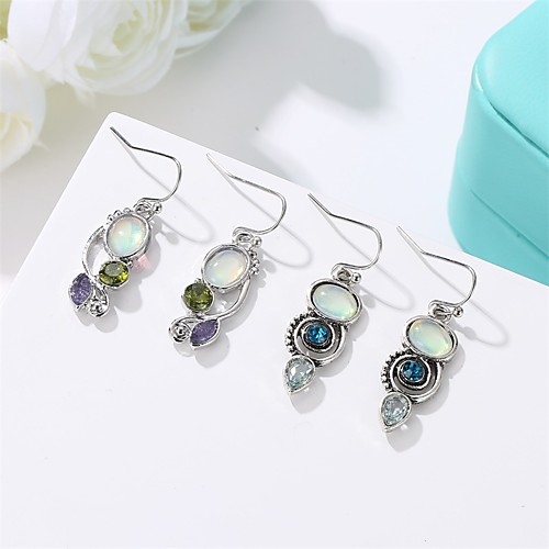 

Women's Earrings Holiday Wedding Birthday Romantic Earrings Jewelry White / Silver For Date Street Festival 1 Pair