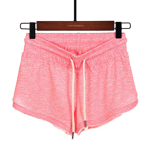 

Women's Basic Loose Shorts Pants - Solid Colored Light Brown Black Blue S / M / L