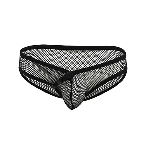 

Men's Cut Out Briefs Underwear - Normal Low Waist Black M L XL