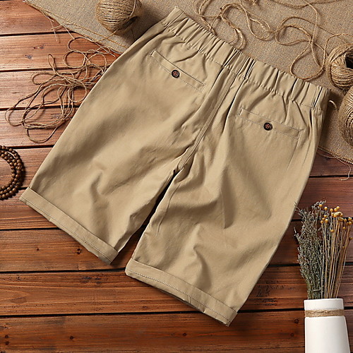 

Men's Basic Loose Shorts Pants - Solid Colored Drawstring Summer Army Green Khaki Navy Blue US32 / UK32 / EU40 / US34 / UK34 / EU42 / US36 / UK36 / EU44