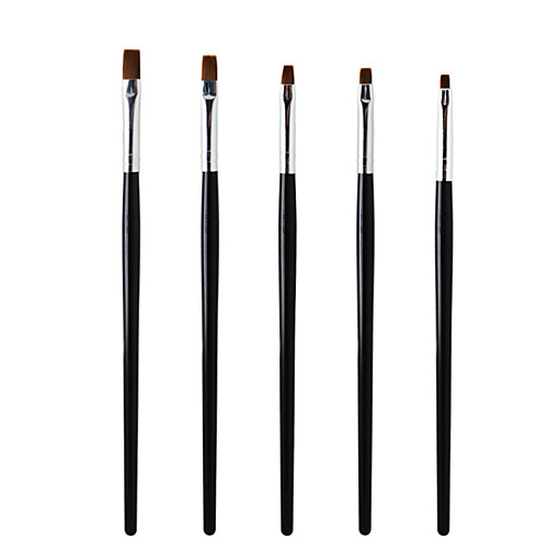

5pc/set UV Gel Polish Painting Nail Art Brush for Crystal Phototherapy Armor Drawing Pen Manicure Tools