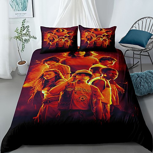 

Home Textiles 3D Bedding Set Duvet Cover with Pillowcase 2/3pcs Bedroom Duvet Cover Sets Bedding Stranger Things