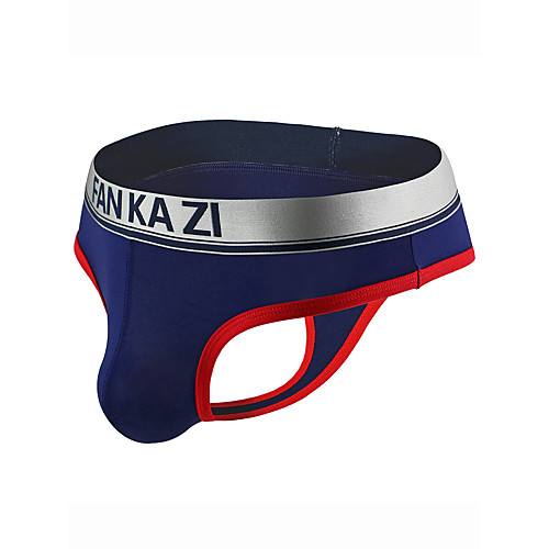 

Men's Basic G-string Underwear - Normal Low Waist Red Blue Royal Blue S M L