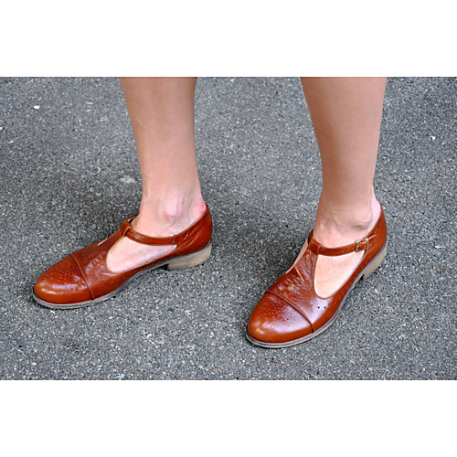 

Women's Flats Summer / Spring & Summer Flat Heel Round Toe Daily PU Black / Yellow / Brown