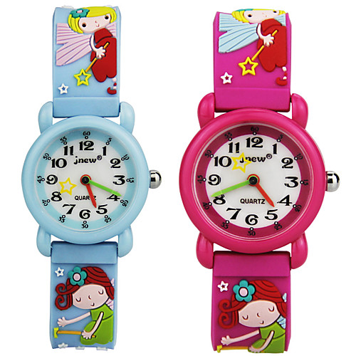 

Kids Sport Watch Automatic self-winding Rubber Blue / Pink Water Resistant / Waterproof Analog Cartoon - Blue Blushing Pink