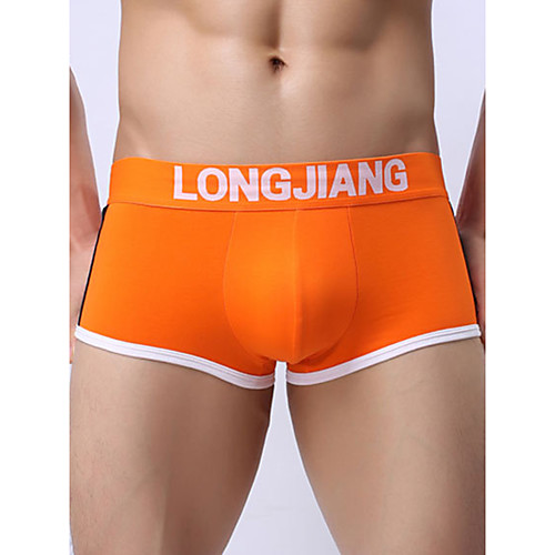 

Men's Basic Boxers Underwear - Normal Low Waist Wine White Black S M L