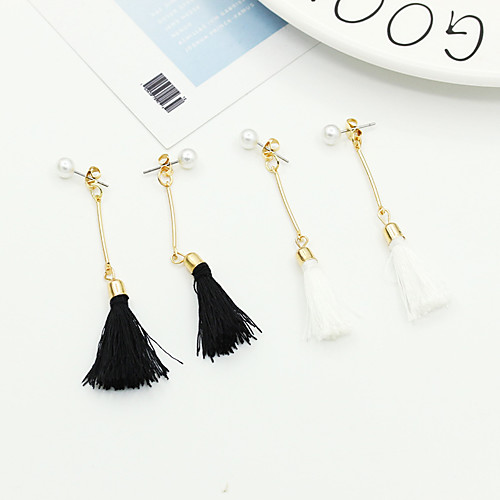 

Women's Earrings Holiday Wedding Birthday Romantic Earrings Jewelry White / Gray For Date Street Festival 1 Pair
