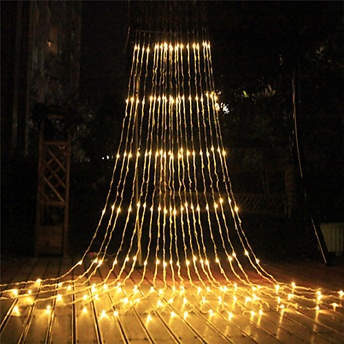 

33 m String Lights 320 LEDs 1pc Warm White White Multi Color Christmas New Year's Waterproof Party Decorative 220-240 V