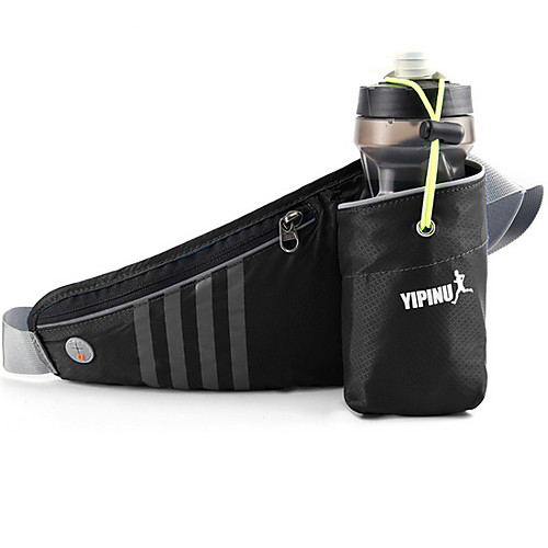 

Men's Zipper Nylon Fanny Pack Striped Purple / Green / Blue