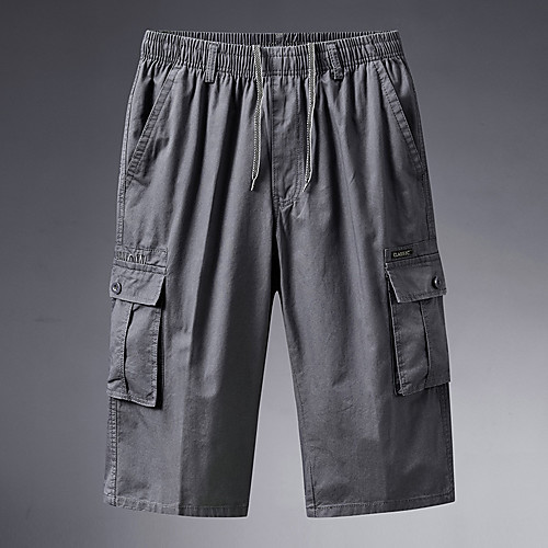 

Men's Hiking Shorts Summer Outdoor Breathable Quick Dry Sweat-wicking Comfortable Cotton Shorts Bottoms Hunting Fishing Climbing Dark Grey Army Green Green XL XXL XXXL 4XL 5XL Loose / Wear Resistance