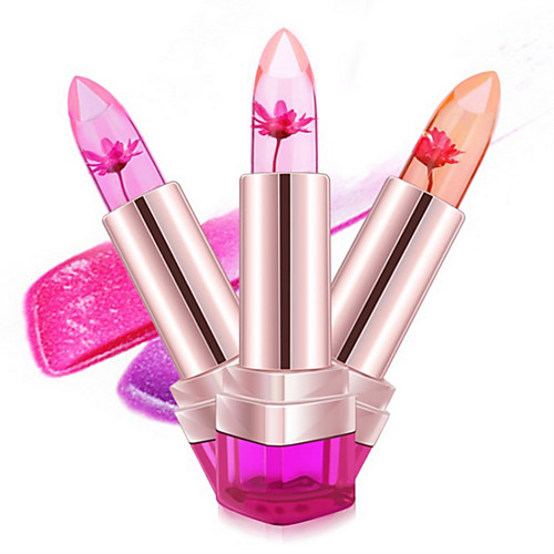 

DSHIJIE Lipstick Fruit Flavors Temperature changed Lip Balm Moisturizer Lips 3.5g Stick Long-lasting Moisturizer Gloss 1PC