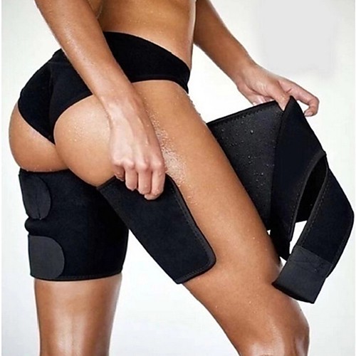 

Protective Gear Thigh Brace / Leg Brace 2 pcs Sports Neoprene Home Workout Yoga Fitness Adjustable Strength Training Weight Loss Leg Shaping Hot Sweat For Men Women