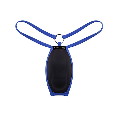 

Men's Basic G-string Underwear - Normal Low Waist White Black Blue S M L