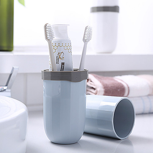 

1Pcs Travel toothbrush Holder Mug Bathroom Accessories Comb Storage Bamboo Fiber Tooth Brush Case Toothpaste Organizer