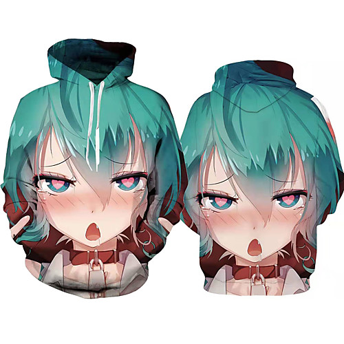 

Inspired by Vocaloid Akakami no shankusu Cosplay Costume Hoodie Polyster Print Printing Hoodie For Men's / Women's