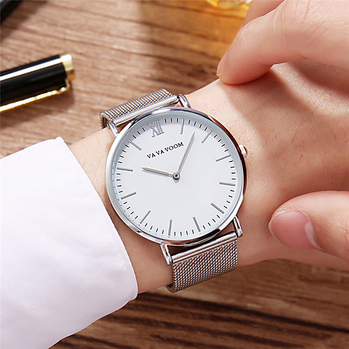 

Men's Steel Band Watches Quartz Stainless Steel 30 m Water Resistant / Waterproof Calendar / date / day Day Date Analog Fashion Cool - Black Silver Black / White One Year Battery Life