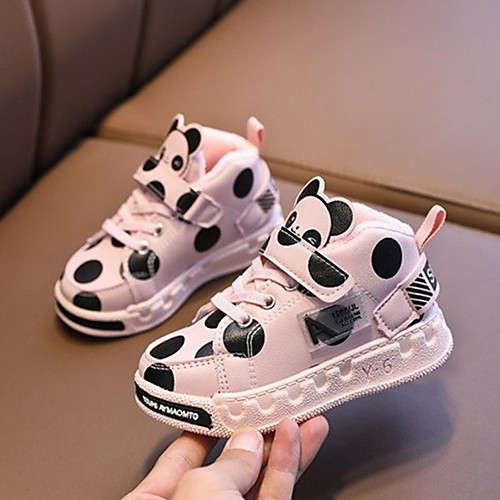 

Boys' / Girls' Comfort PU Trainers / Athletic Shoes Little Kids(4-7ys) White / Black / Pink Fall / Winter