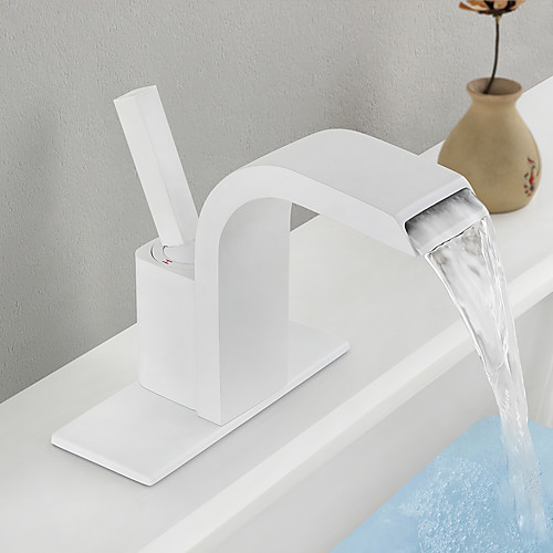 

Bathroom Sink Faucet - Standard Painted Finishes Centerset Single Handle One HoleBath Taps