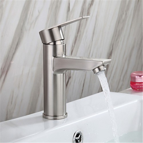 

304 stainless steel hot and cold basin faucet wash basin faucet under counter basin faucet 304 single hole hot and cold