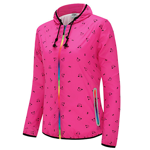 

Women's Hiking Skin Jacket Hiking Jacket Summer Outdoor Windproof Sunscreen Breathable Quick Dry Jacket Top Single Slider Running Hunting Fishing Fuchsia / Green / Blue / Camping / Hiking / Caving