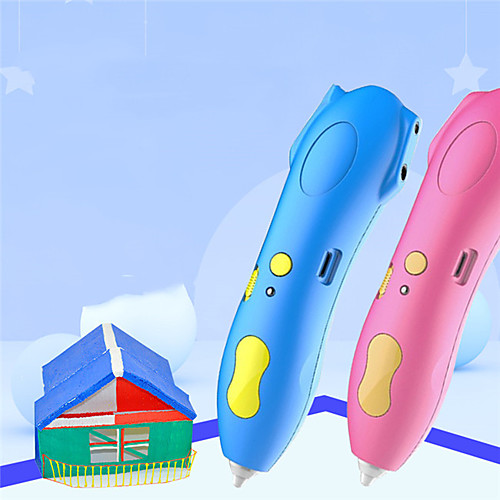 

Drawing Toy 3D Printing Pen Creative Plastic Shell Painting USB Charging Output Low Temperature Educational Toys Child's Adults' Women's Boys and Girls for Birthday Gifts or Party Favors