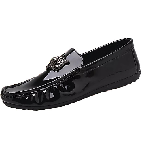 

Men's Summer Casual Daily Loafers & Slip-Ons PU Non-slipping Black / Red