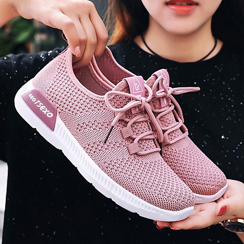 

Women's Flats Summer Flat Heel Round Toe Daily Mesh Black / Yellow / Pink