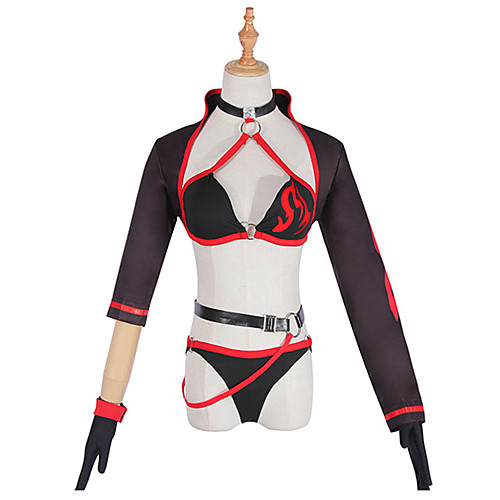 

Inspired by Fate / Grand Order FGO Anime Cosplay Costumes Japanese Cosplay Suits Top Bra Gloves For Women's / Socks / Briefs / Waist Belt / Wristlet