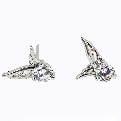 

Women's Earrings Holiday Wedding Birthday Romantic Earrings Jewelry Silver For Date Street Festival 1 Pair