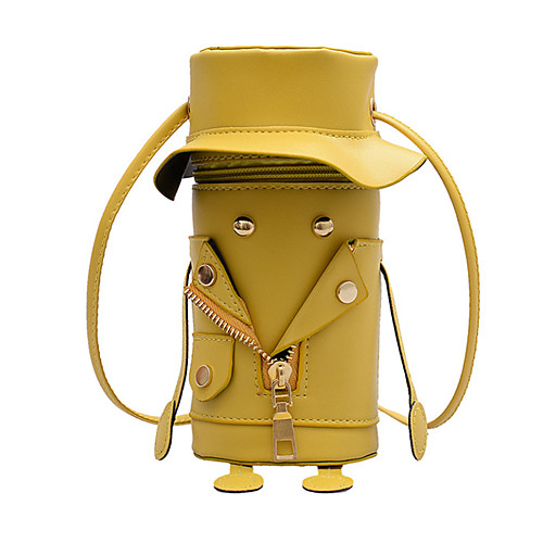 

Women's Chain Polyester / PU Crossbody Bag Character White / Black / Yellow