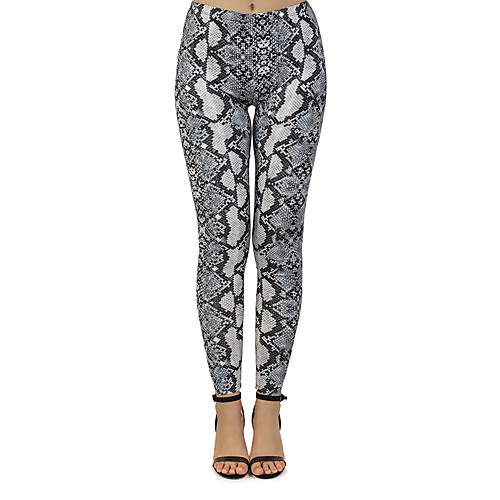 

Women's Yoga Pants 3D Print Gray Elastane Yoga Running Fitness Tights Leggings Sport Activewear Quick Dry Tummy Control Butt Lift Moisture Wicking High Elasticity Skinny