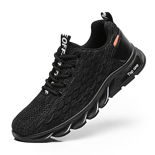 

Men's Summer / Fall Sporty / Casual Daily Outdoor Trainers / Athletic Shoes Running Shoes / Walking Shoes Tissage Volant Breathable Non-slipping Shock Absorbing White / Black / Beige