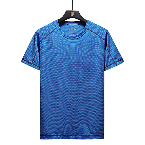 

Men's Solid Colored T-shirt Basic Daily Round Neck Orange / Royal Blue / Dark Gray / Light Green / Navy Blue / Short Sleeve