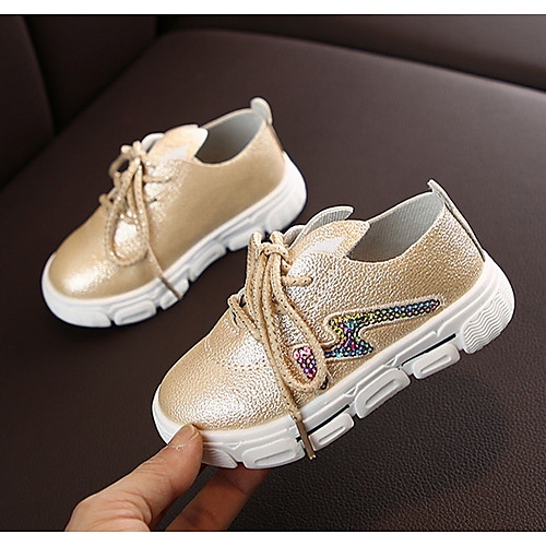 

Boys' / Girls' Comfort Mesh Trainers / Athletic Shoes Big Kids(7years ) Pink / Gold / Silver Spring / Fall