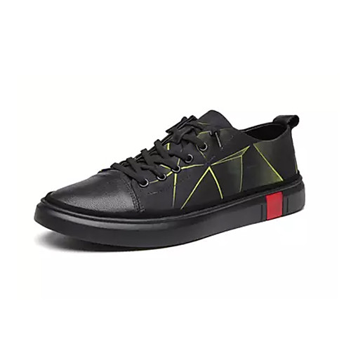 

Men's Summer Casual Daily Sneakers PU Non-slipping Black