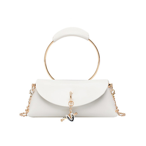 

Women's PU Top Handle Bag Solid Color Wine / White / Black