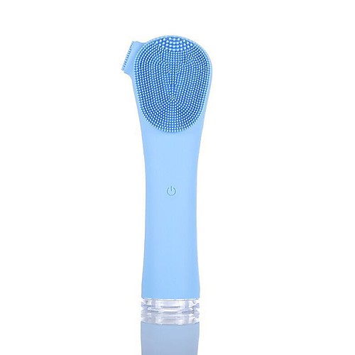 

Mini Electric Facial Cleansing Brush Waterproof Silicone Sonic Face Brush Handheld Cleaning Device Rechargeable Pore Cleaner 35