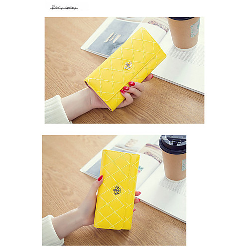 

Women's Buttons PU Clutch 2020 Geometric Pattern Watermelon Red / Purple / Yellow