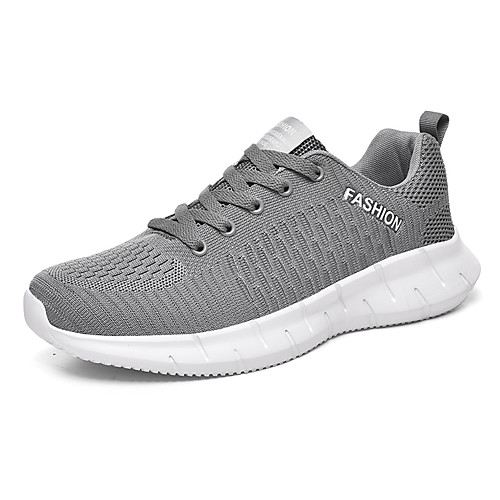 

Men's Spring & Summer / Fall & Winter Classic / British Daily Outdoor Trainers / Athletic Shoes Walking Shoes Cotton / Mesh Breathable Wear Proof Black / White / Black / Gray