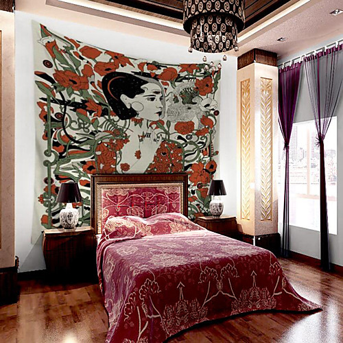 

Garden Theme / Classic Theme Wall Decor Special Material Classic / Vintage Wall Art, Wall Tapestries Decoration