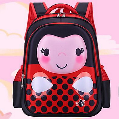 

Waterproof Polyester Zipper School Bag Animal School Black / Blue / Red