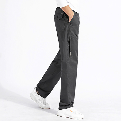 

Men's Hiking Pants Hiking Cargo Pants Summer Outdoor Breathable Quick Dry Soft Sweat-wicking Cotton Pants / Trousers Bottoms Running Camping / Hiking Hunting Dark Grey Yellow Army Green L XL XXL XXXL