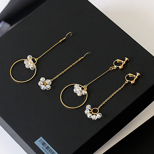 

Women's Earrings Holiday Wedding Birthday Romantic Earrings Jewelry Gold / White For Date Street Festival 1 Pair