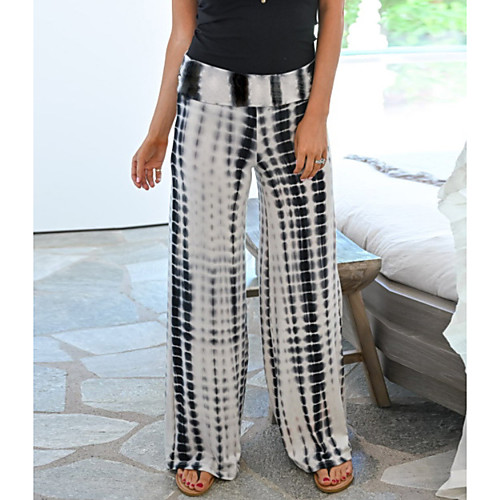 

Women's Basic Loose Chinos Pants - Multi Color White Blue Blushing Pink S / M / L