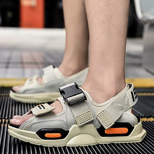 

Men's Summer Outdoor Sandals Suede Non-slipping Black / Beige / Gray