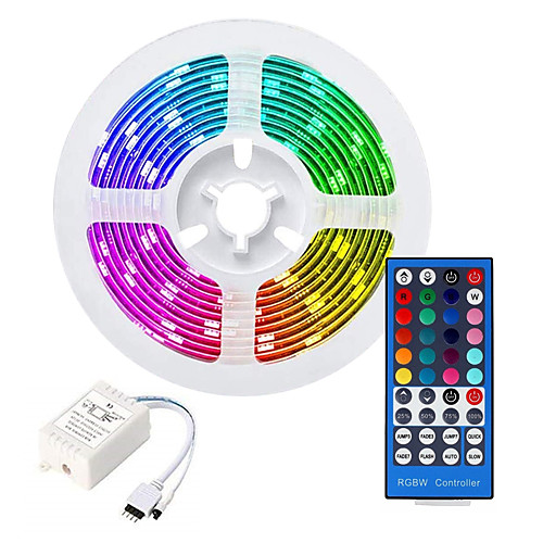 

LED Strip Lights RGB Tiktok Lights 12V SMD 5050 LED Tape Multi-colors with 40Keys Remote 300 LEDs Non-waterproof Light Strips Color Changing Pack of 5m Strips