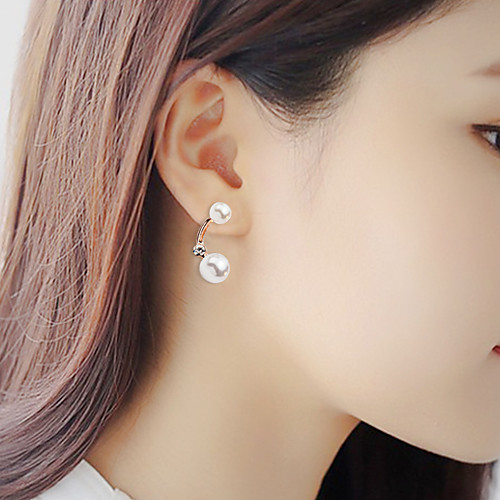 

Women's Earrings Holiday Wedding Birthday Romantic Earrings Jewelry Gold / Silver For Date Street Festival 1 Pair
