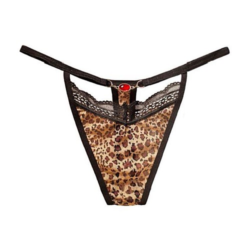 

Women's Lace G-strings & Thongs Panties / Brief - EU / US Size Mid Waist Purple Red Brown One-Size
