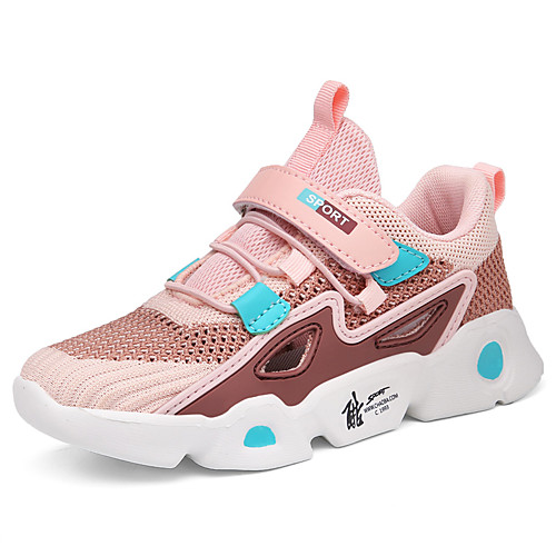 

Boys' / Girls' Comfort Mesh Trainers / Athletic Shoes Little Kids(4-7ys) / Big Kids(7years ) Running Shoes / Walking Shoes Black / Pink / Gray Summer / Fall / Color Block / Rubber