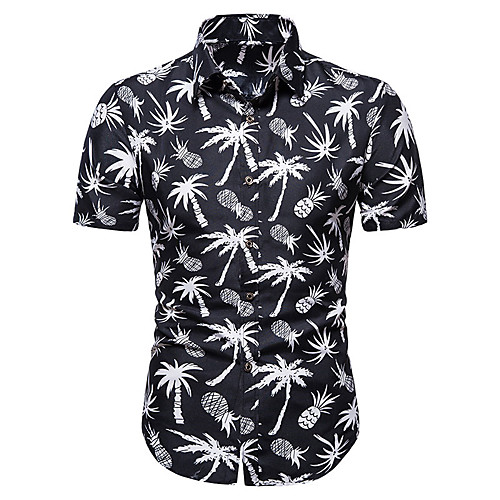 

Men's Graphic Shirt Daily White / Black